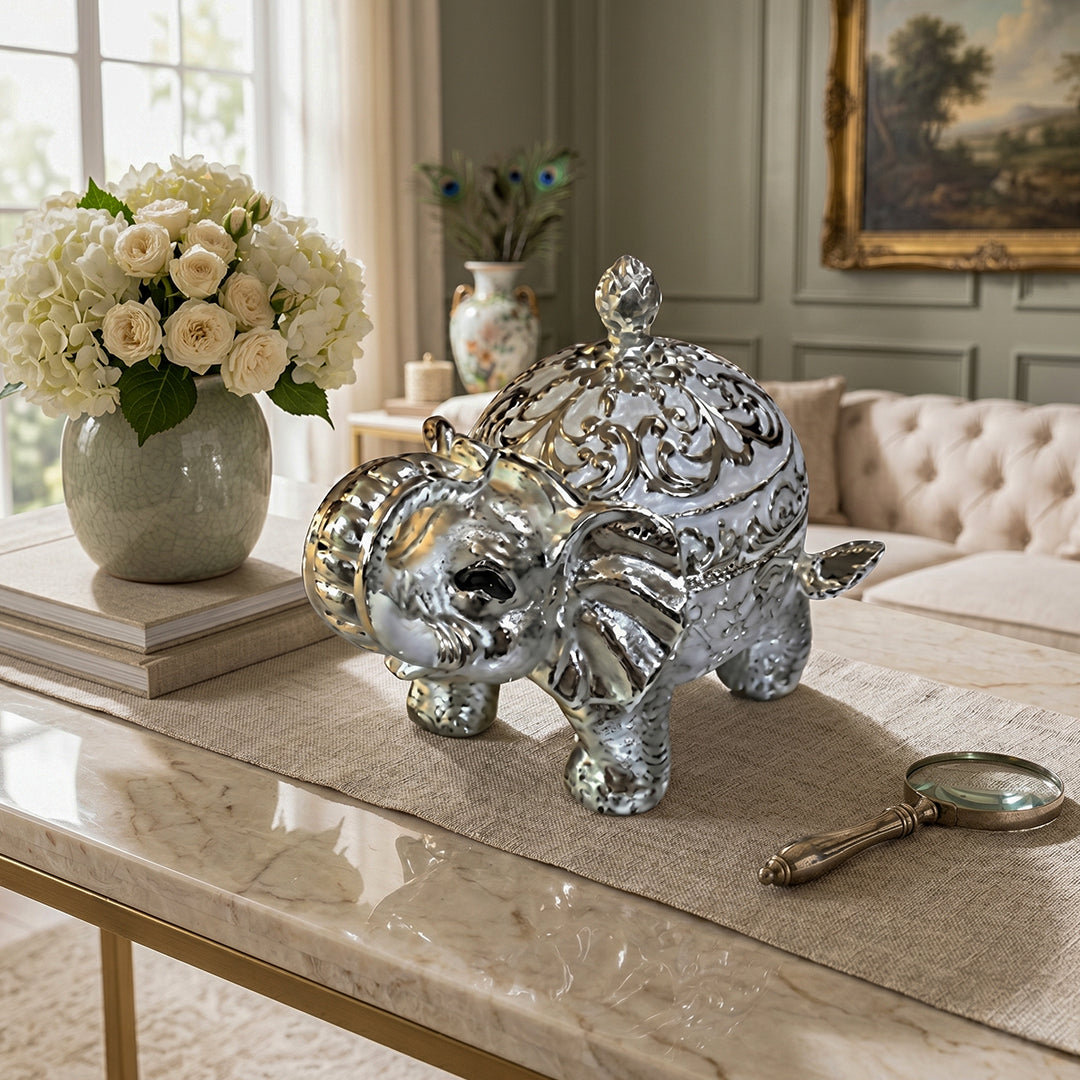 Royal Elephant Trinket Box