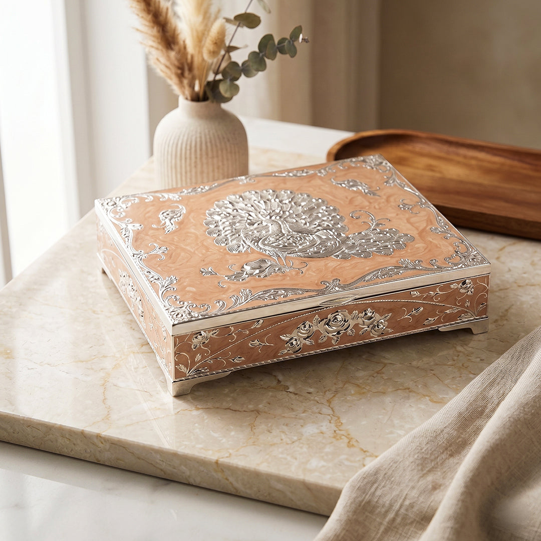 Peacock Luxe Storage Box