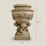Cherub Rose Planter — view 3