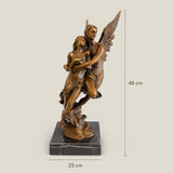 The Winged Guardian Sculpture — view 3