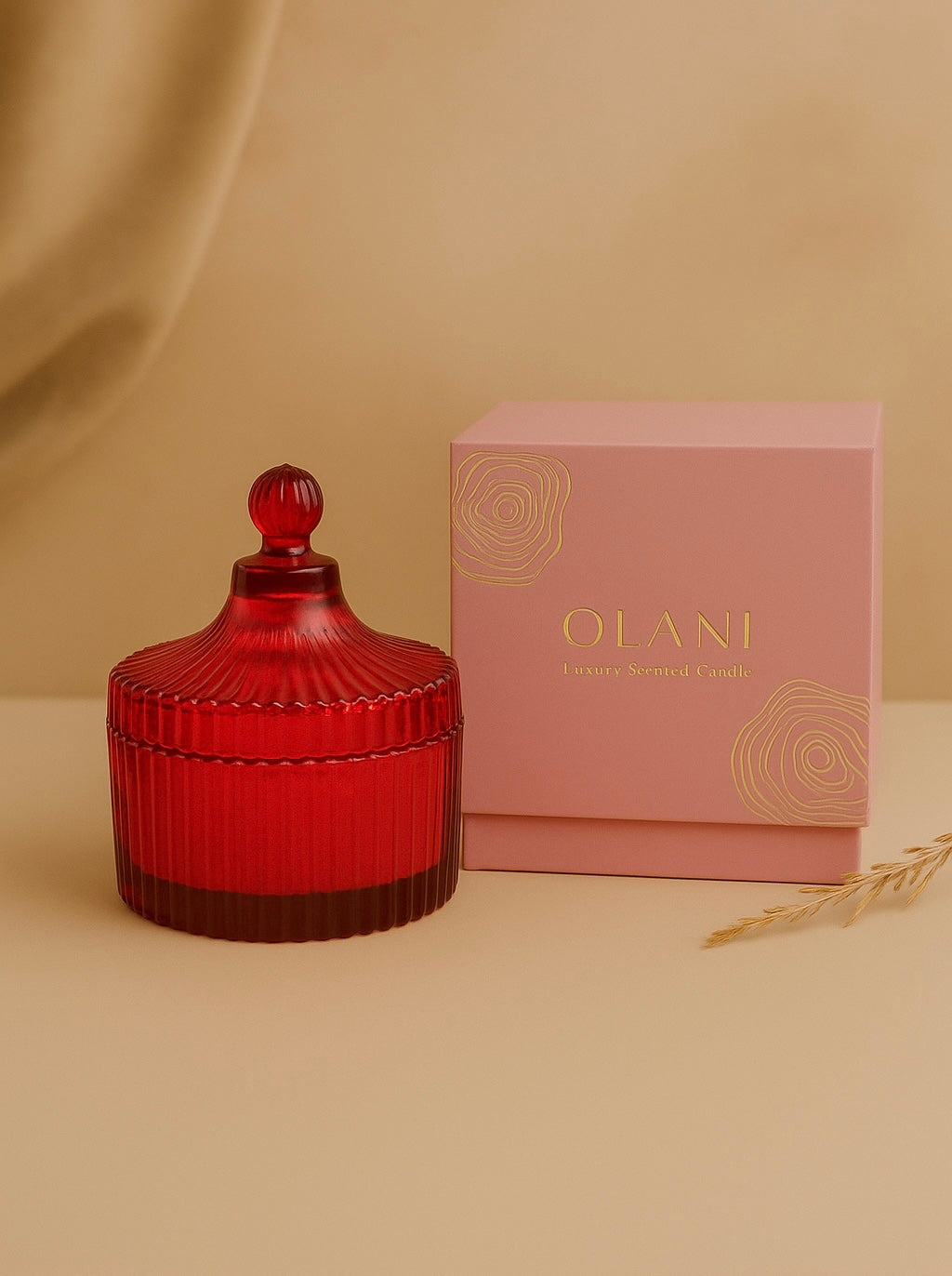 Small Candy Jar Premium Glass Candle Holder