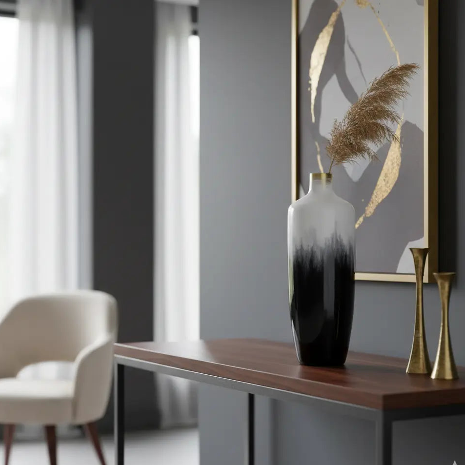 Wooden Horizon Tall Vase