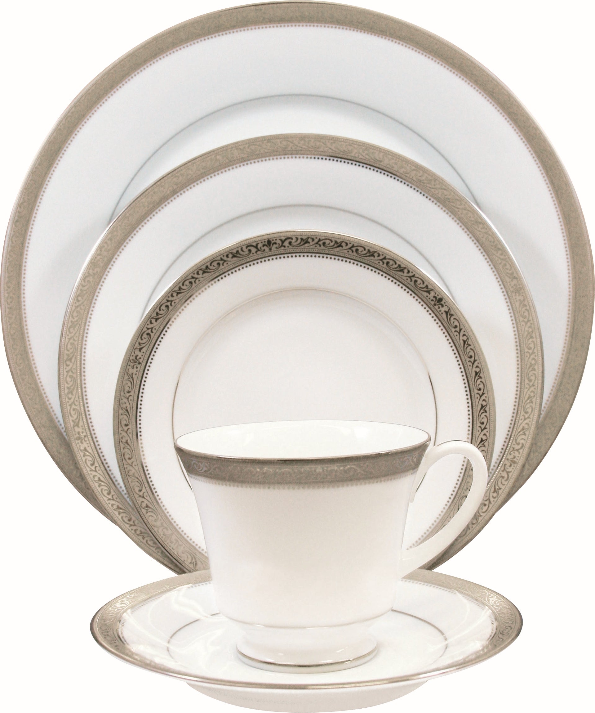 Noritake SIGNATURE PLATINUM 21PC DINNER SET W/GB
