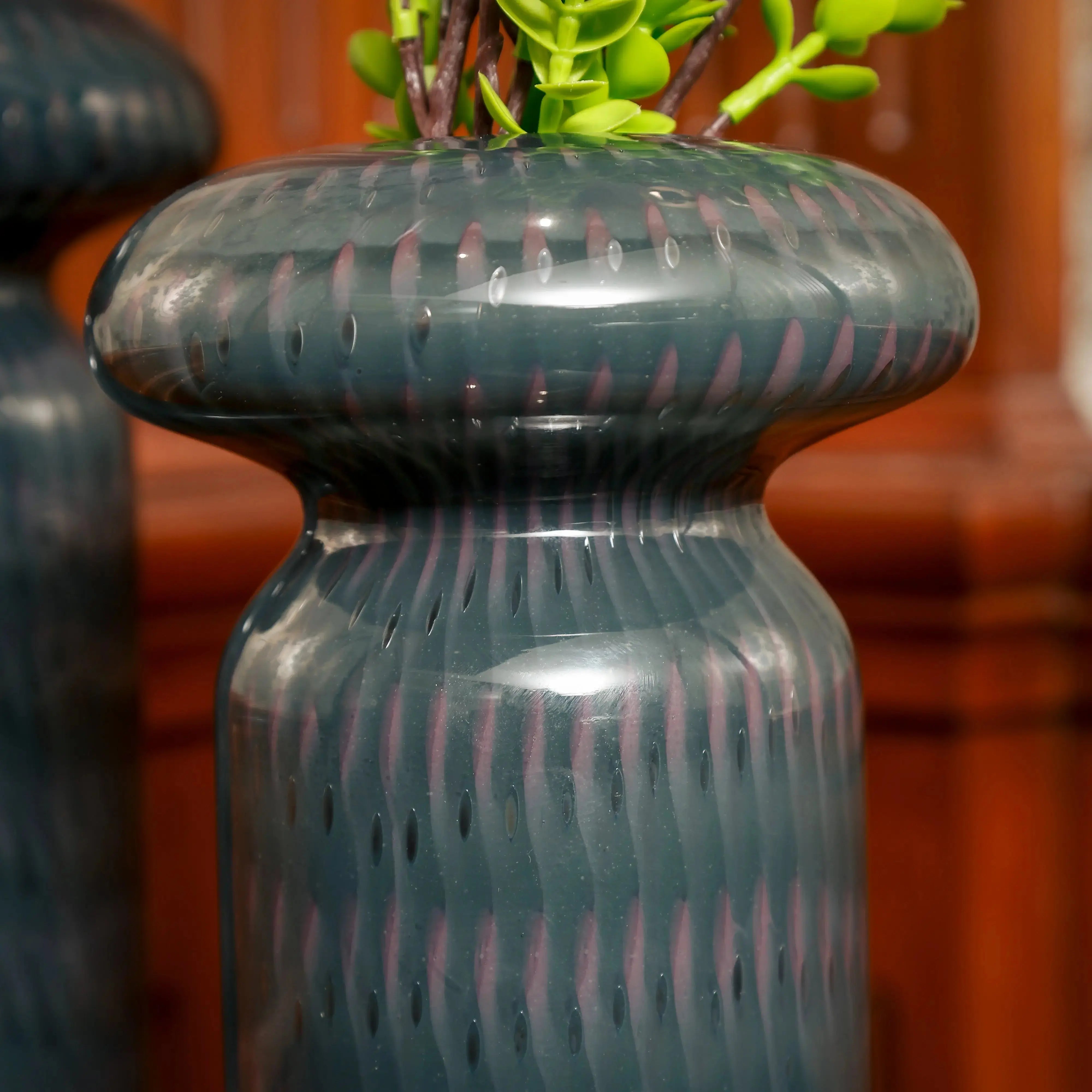 The Aurelia Midnight Vase - Tall Daamaira Home and Living Ltd