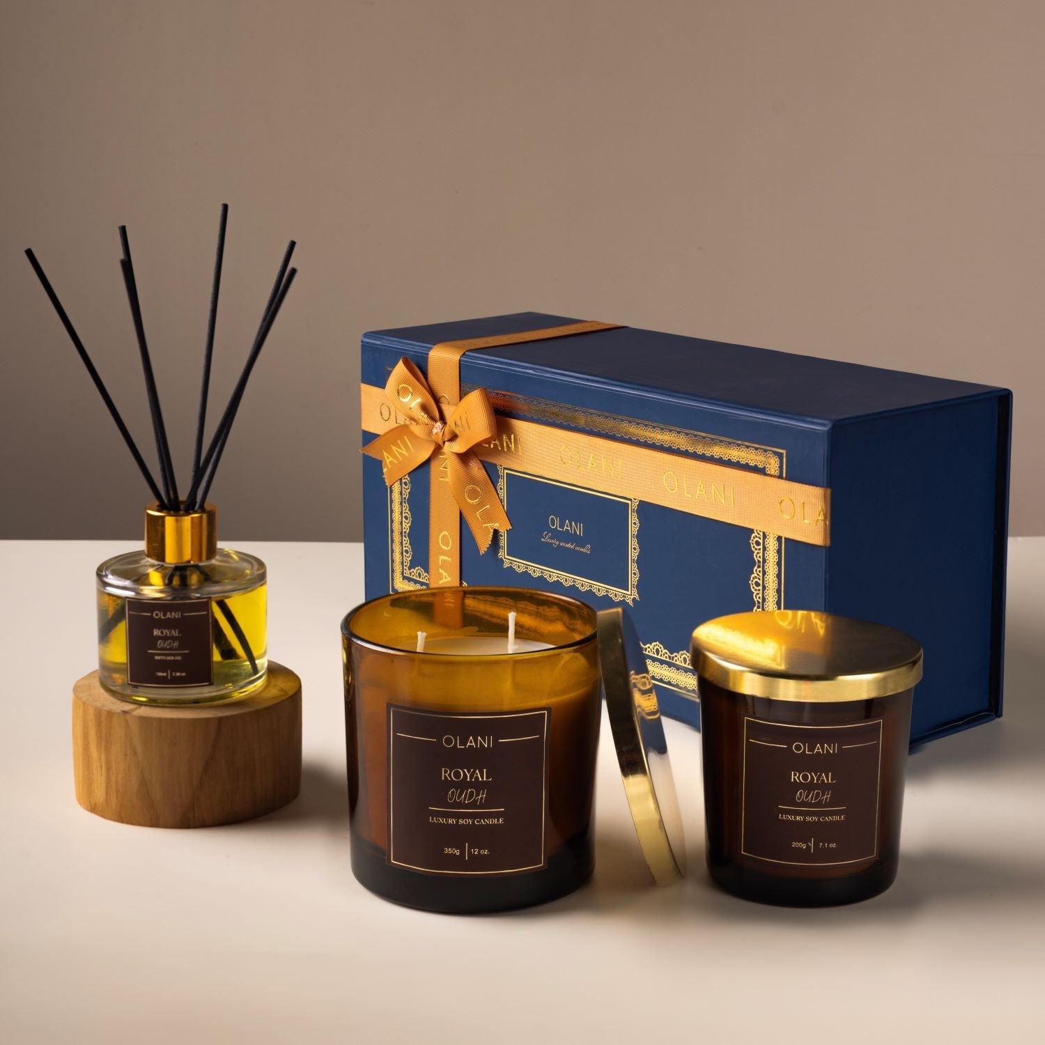 Opal Glow Luxury Crystal Candle Gift Collection