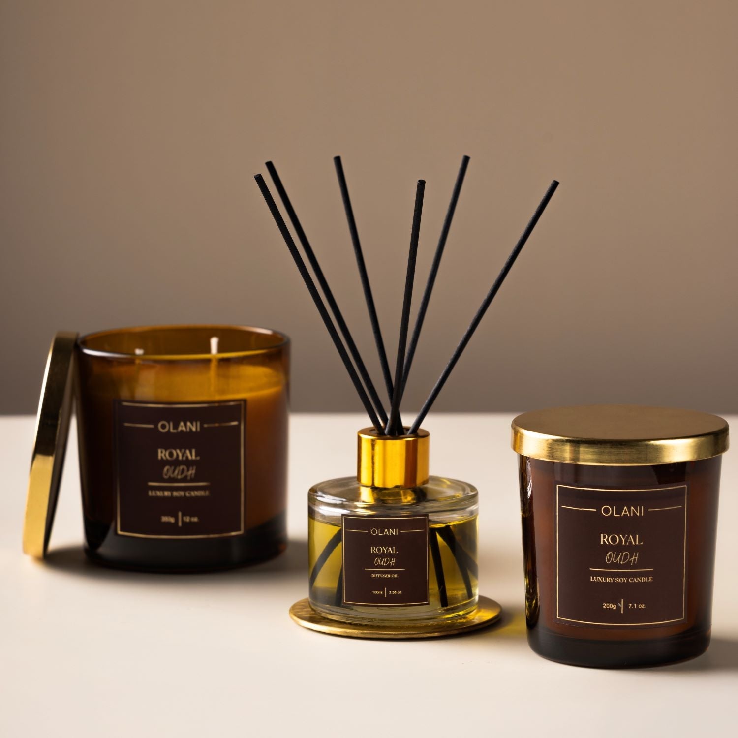 Opal Glow Luxury Crystal Candle Gift Collection