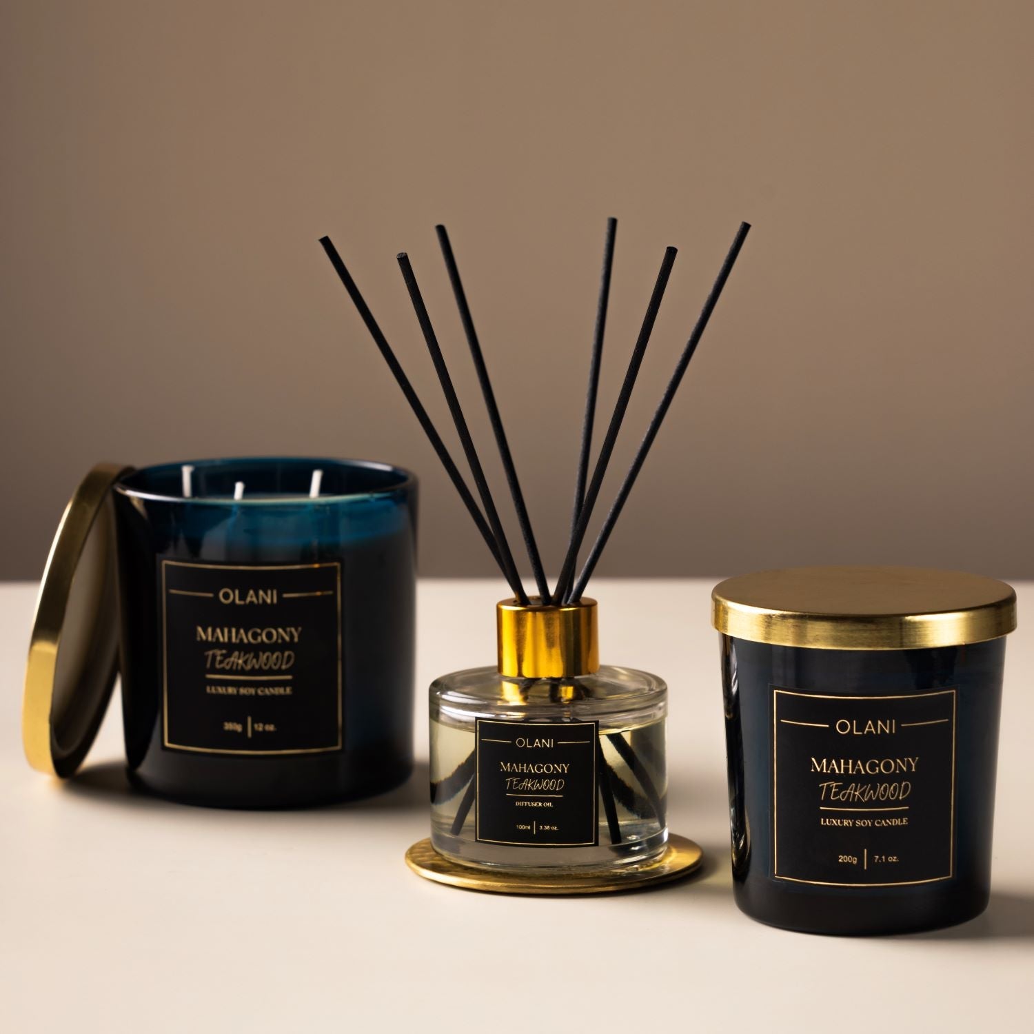 Opal Glow Luxury Crystal Candle Gift Collection