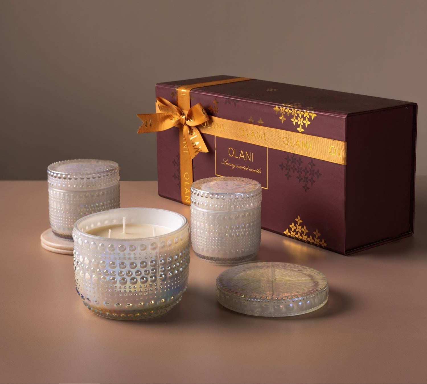 Crystal Glow Luxury Scented Candle Set