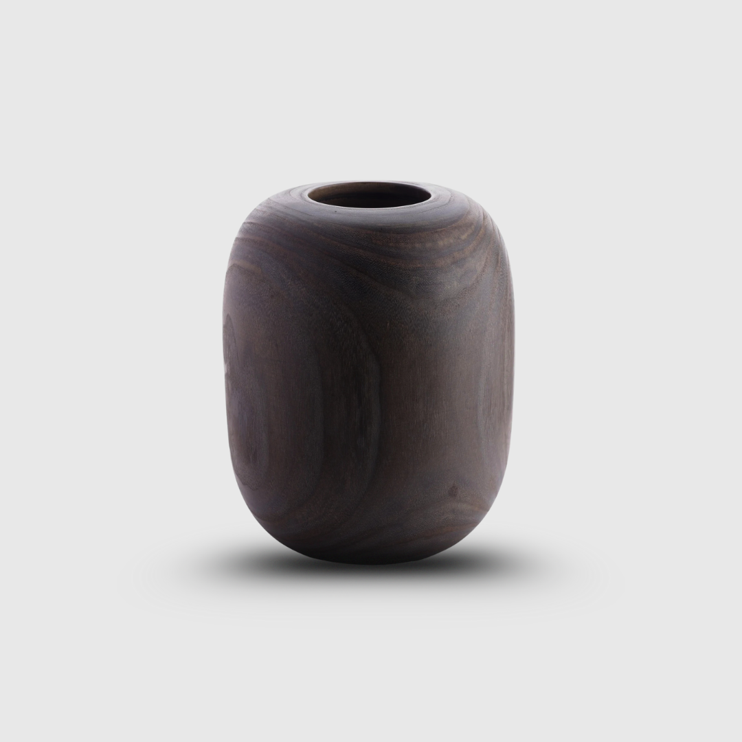 Walnut Dome Vase