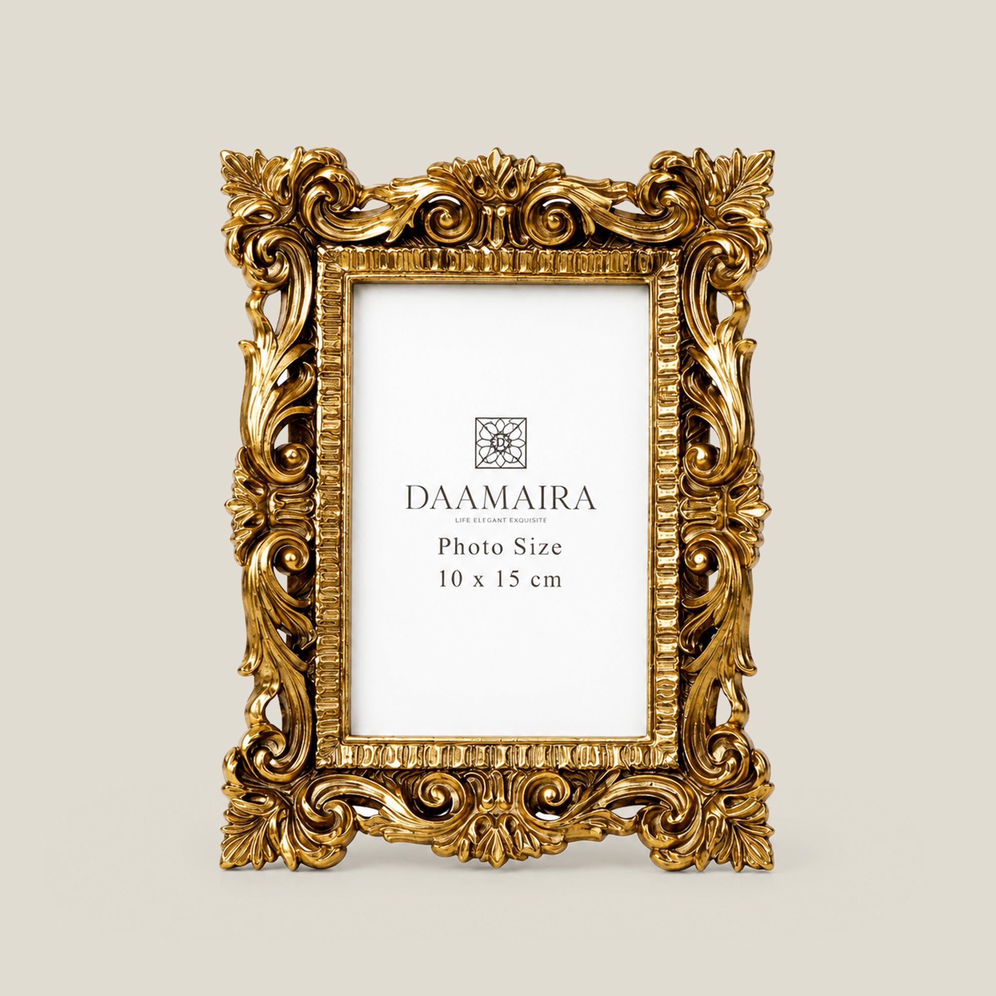 Antique Gold Photo Frame