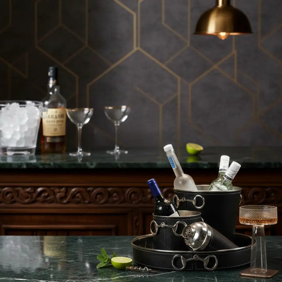 Daamaira Equine Bar Set – Leather Collection
