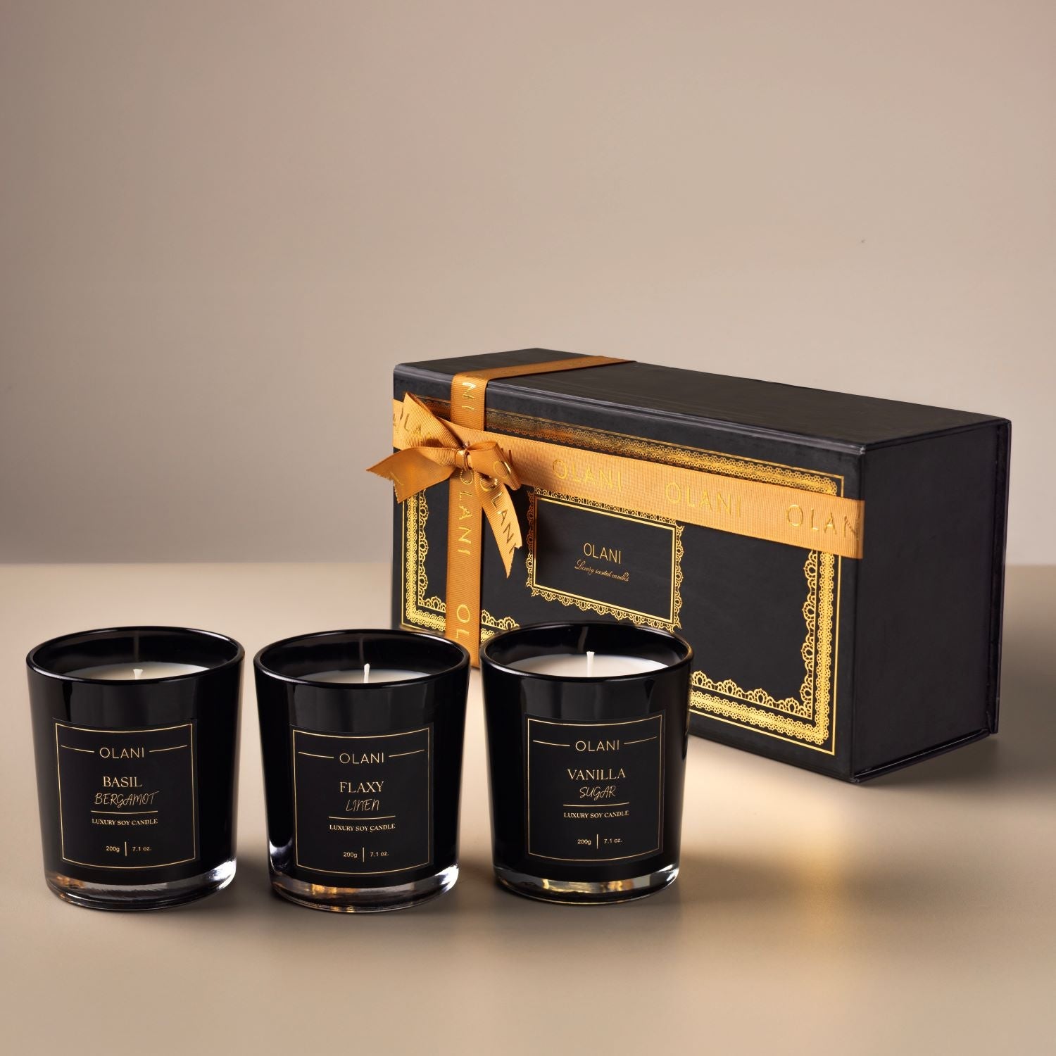 Noir Flame Modern Luxury Candle Collection