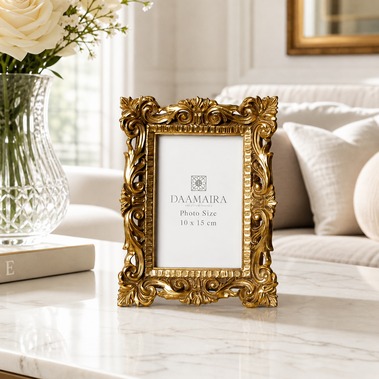 Antique Gold Photo Frame