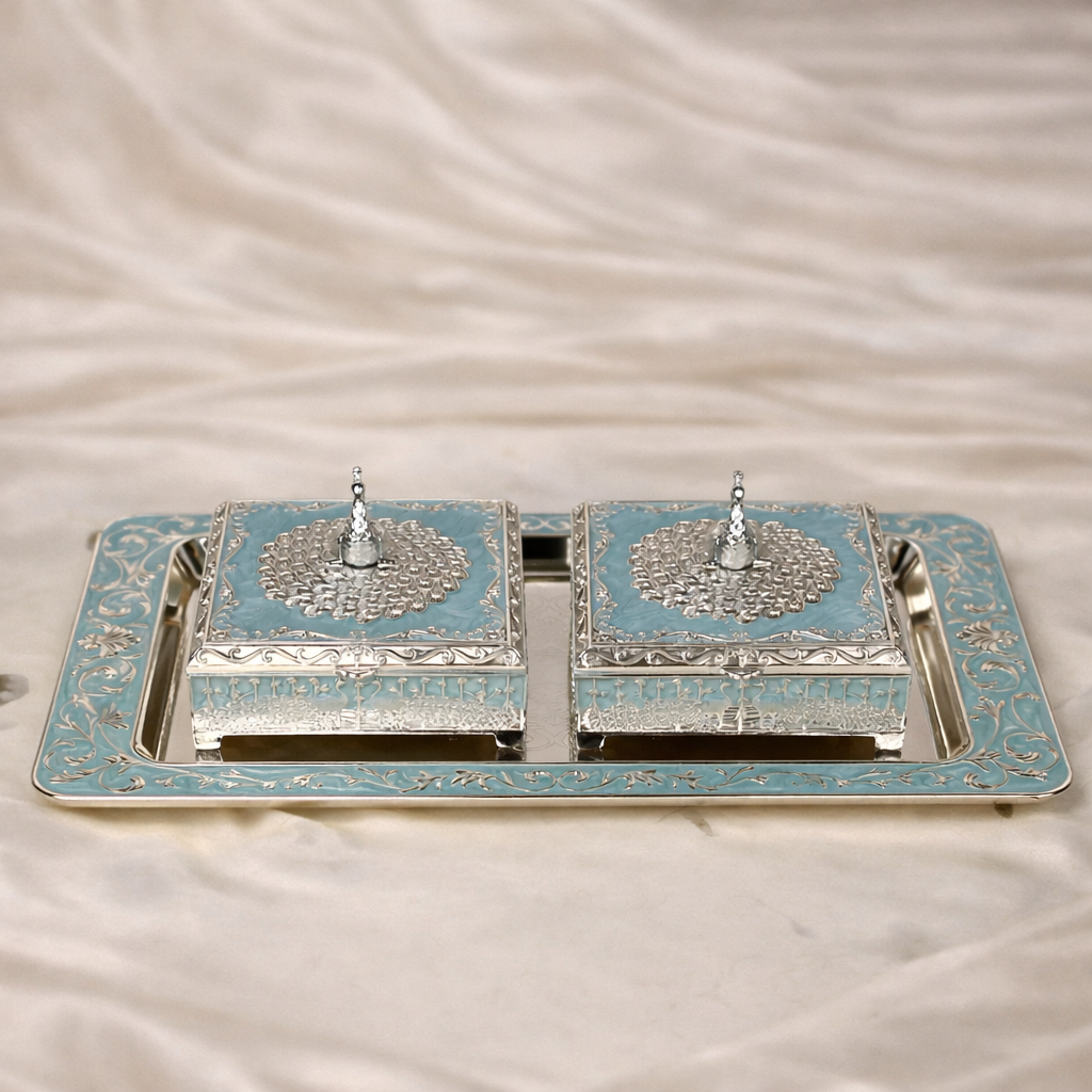 Condiment Box Set with Tray