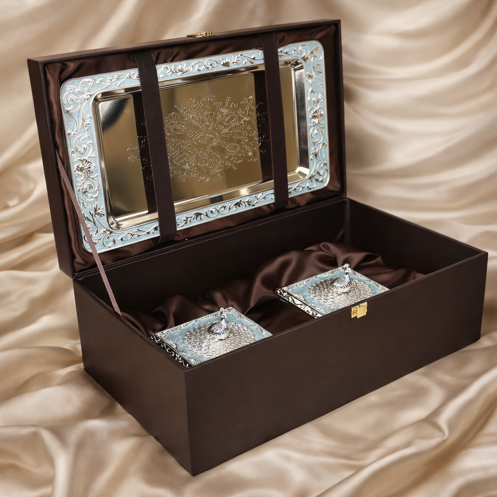 Condiment Box Set with Tray