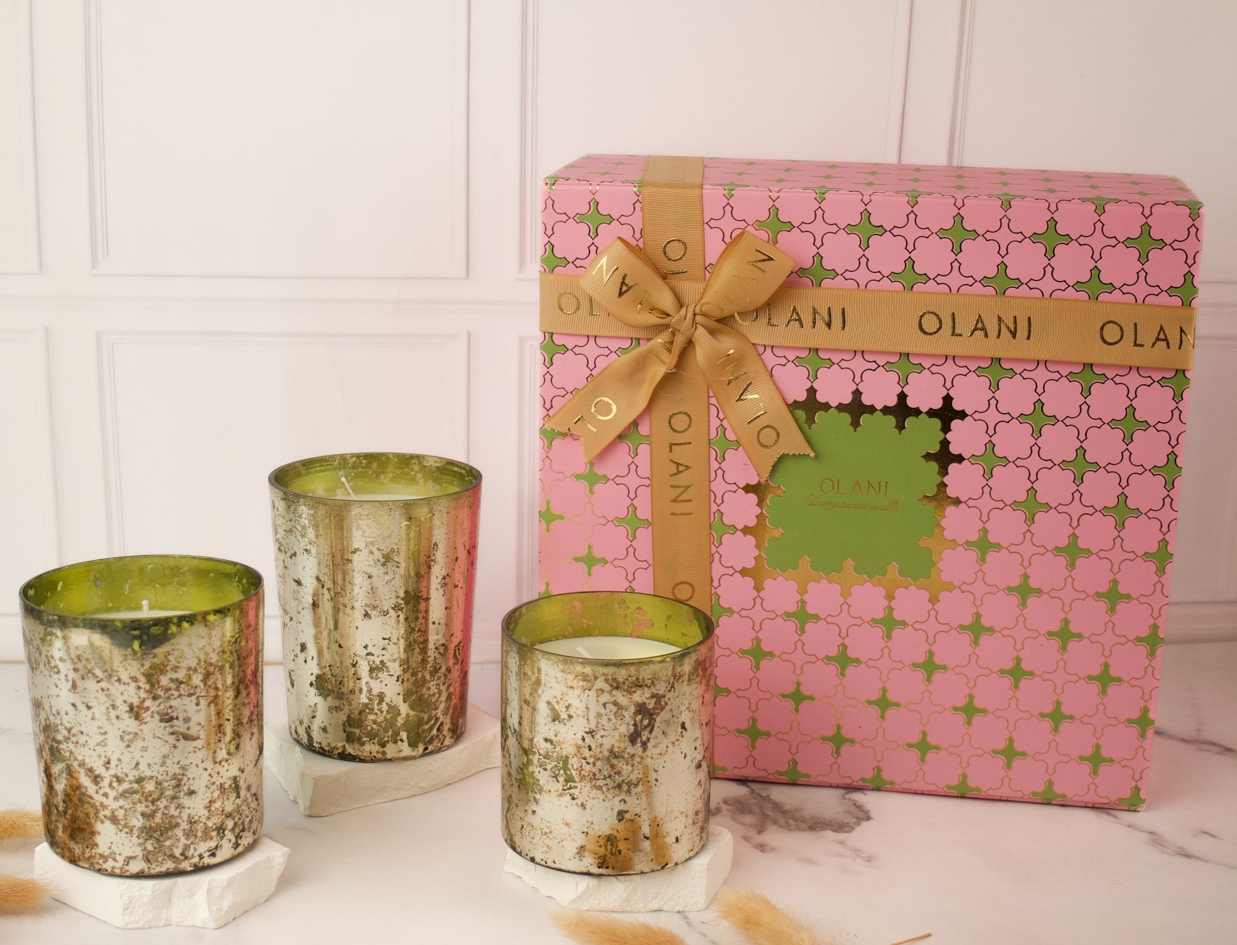 Verde Luxe Designer Scented Candle Set