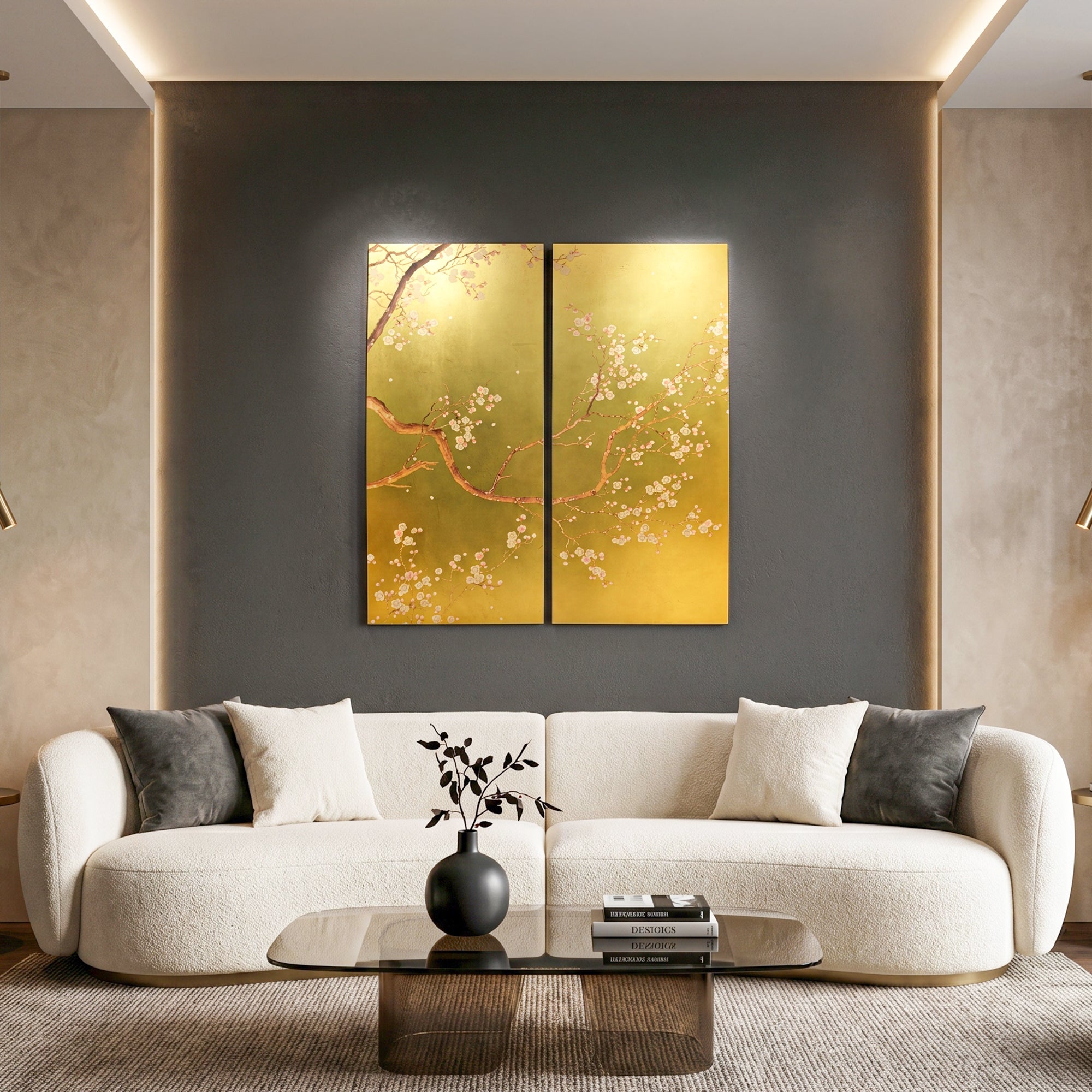 Gold Foil Wall Art