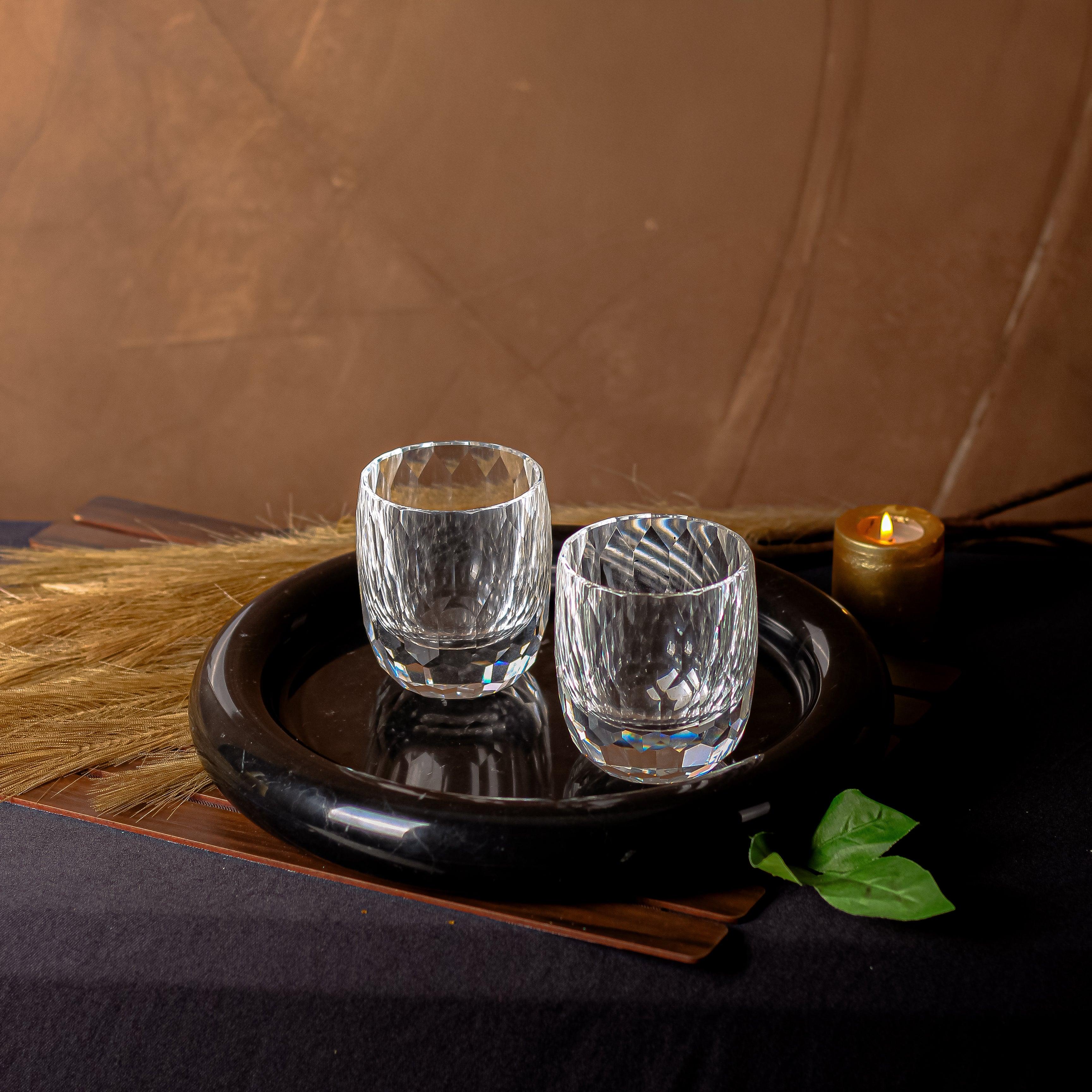 The Diamond Glass Set Of 2