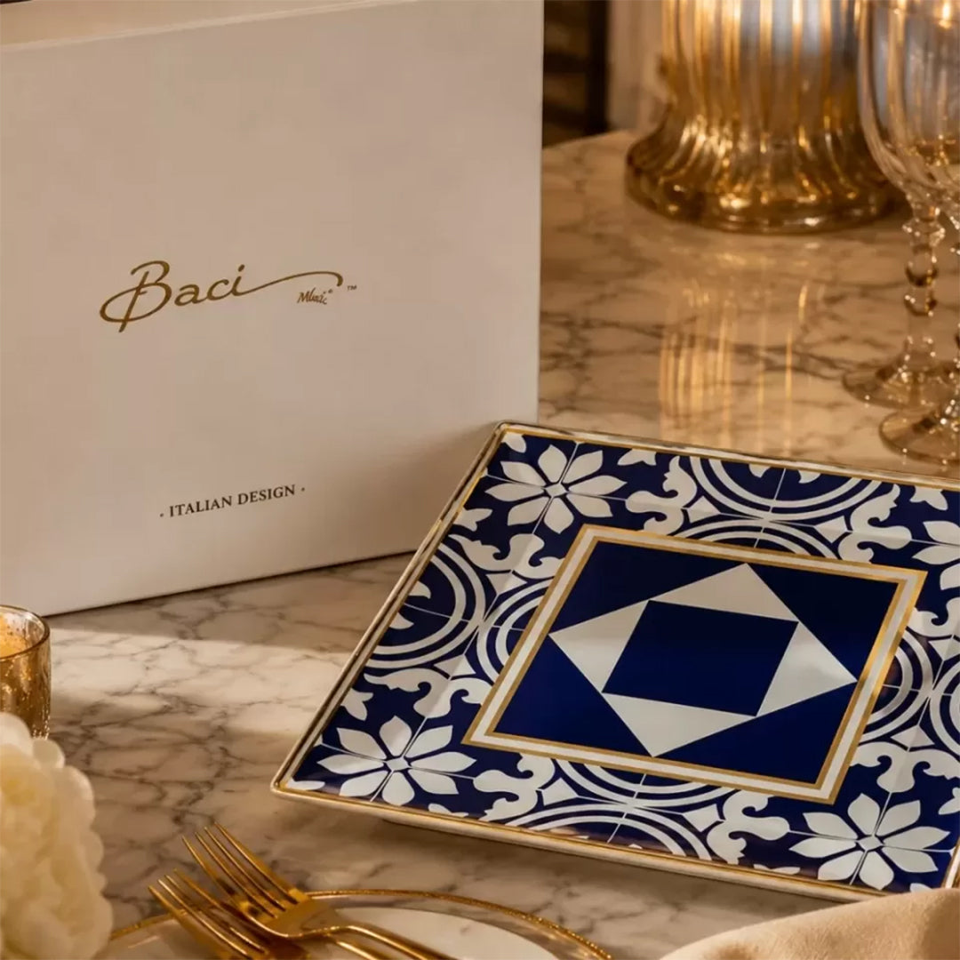 Infinity Blue Mini Tray A 15x15
