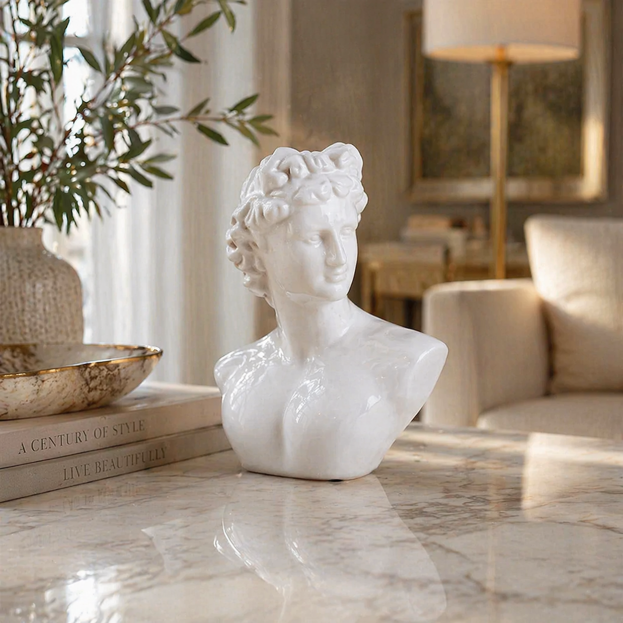 Julian Bust Statue - Large