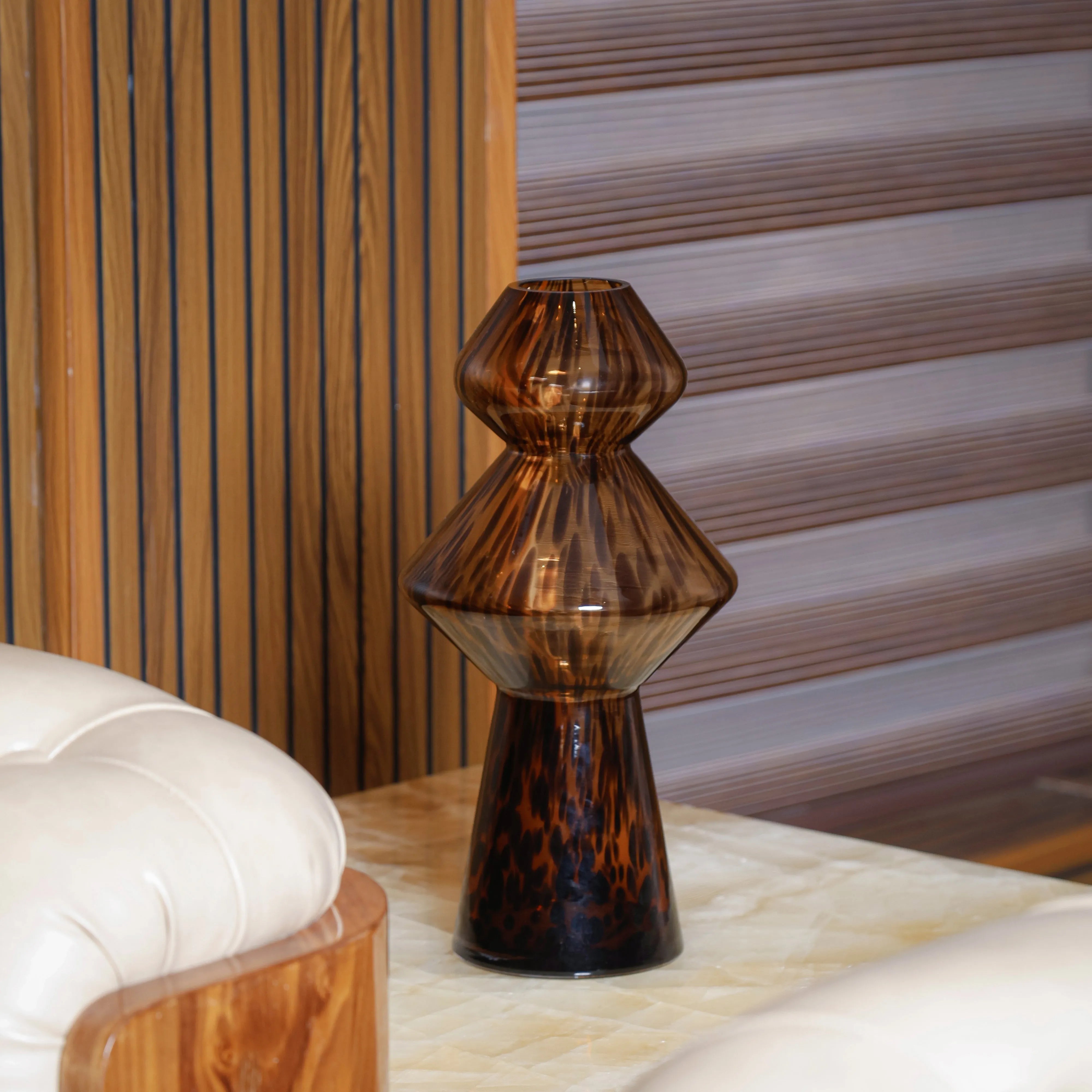 Serene Tall Glass Vase