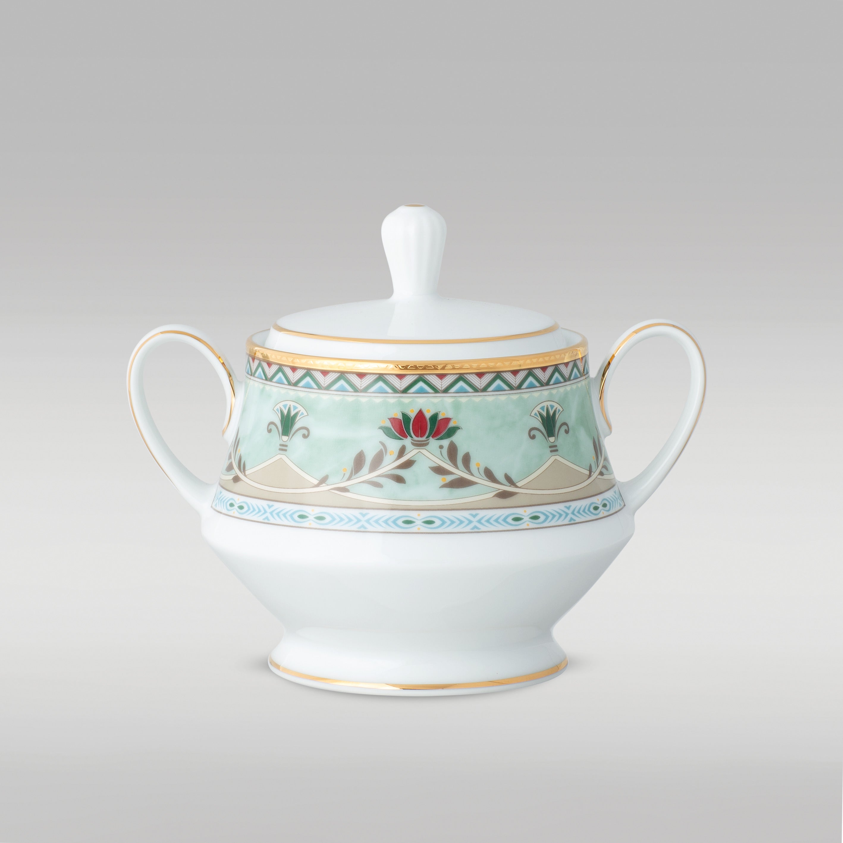 Noritake SERENE GARDEN 17PC TEA SET W/GB