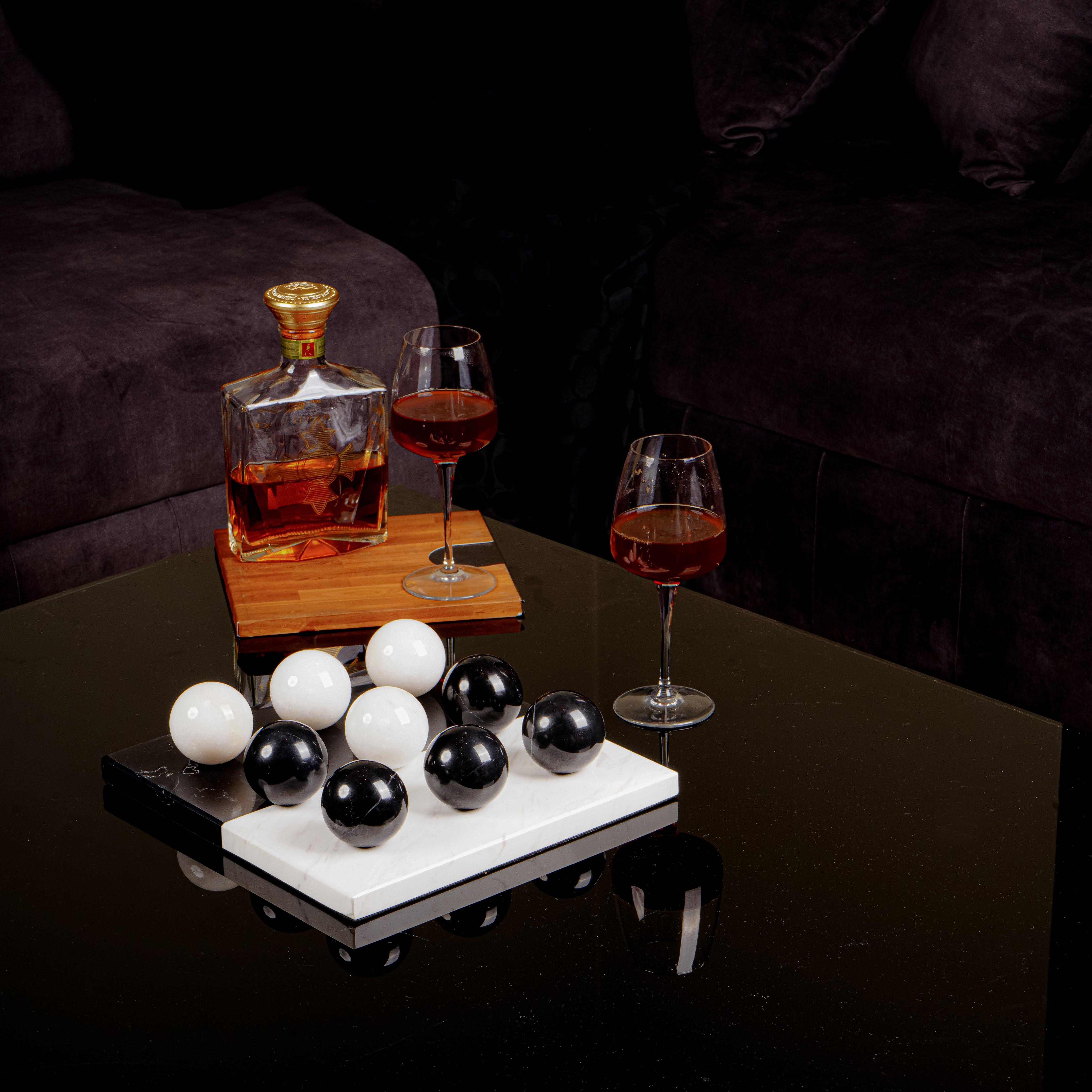 Marble Tic Tac Toe | Luxurious Game Night & Chic Home Décor Piece