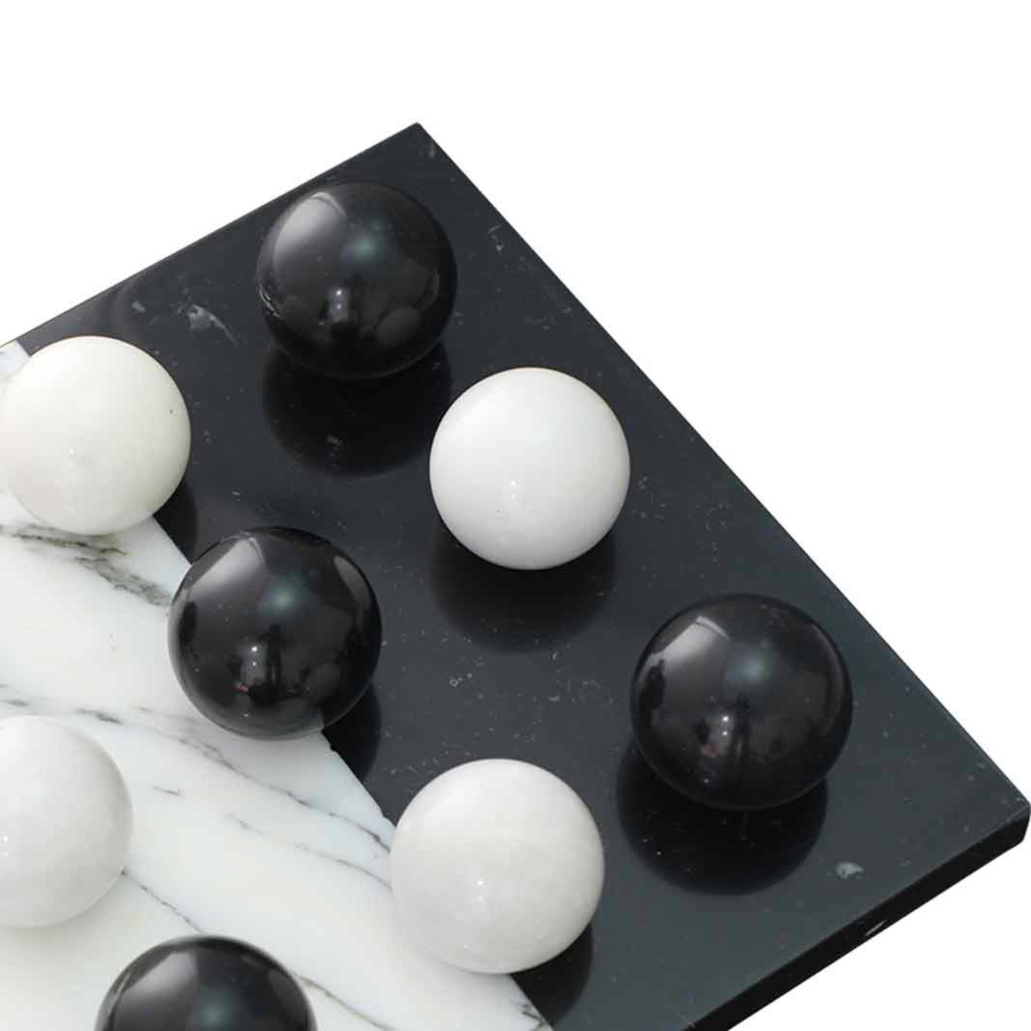 Marble Tic Tac Toe | Luxurious Game Night & Chic Home Décor Piece