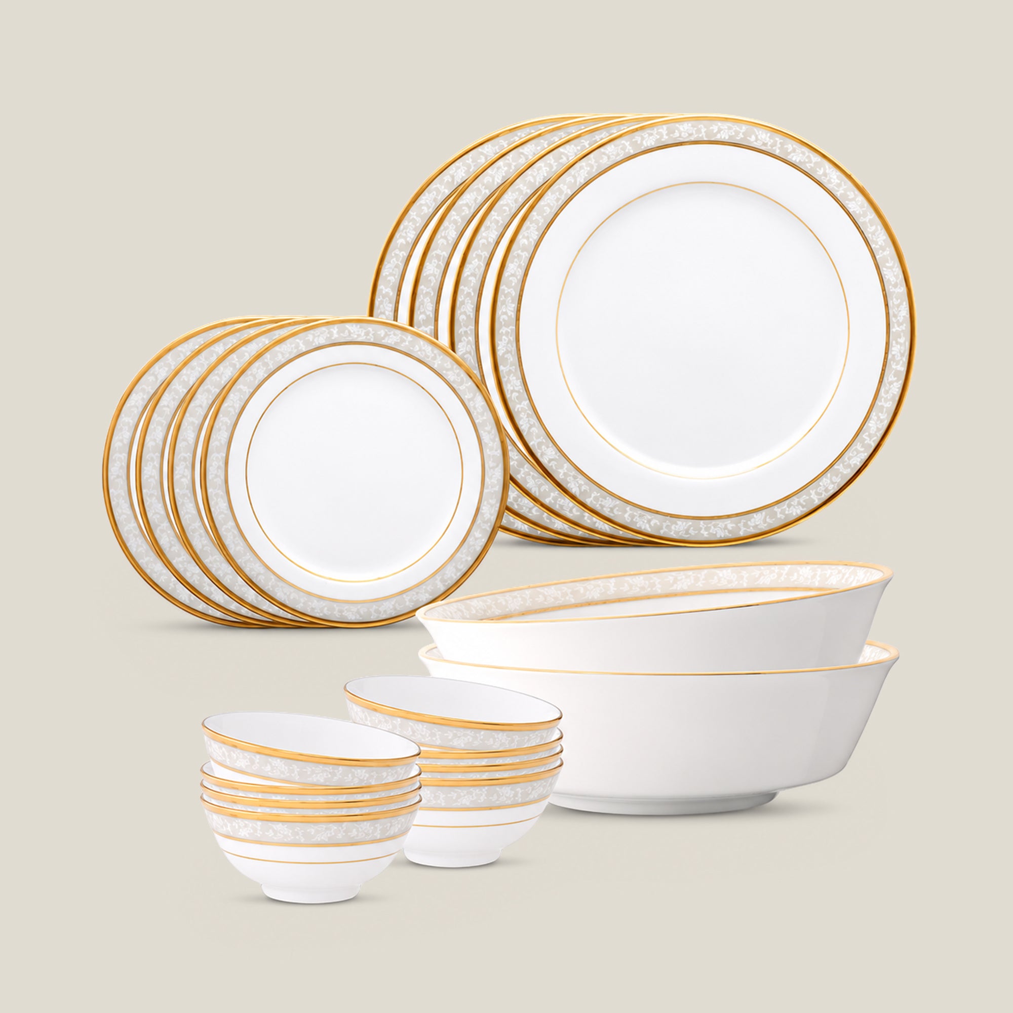 Noritake BRUNSWICK GOLD 21PC DINNER SET