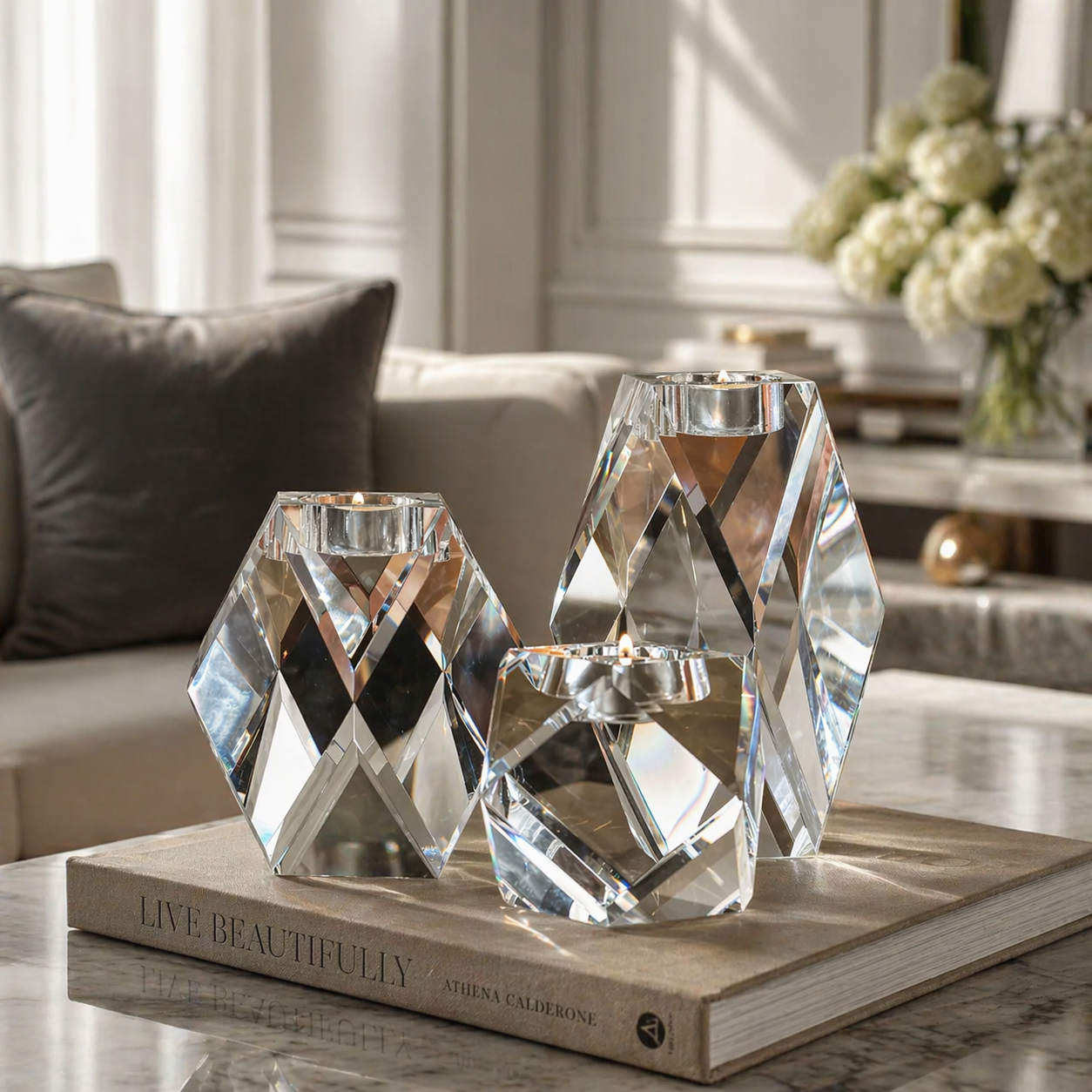 Opera Candle Holder Set Of 3