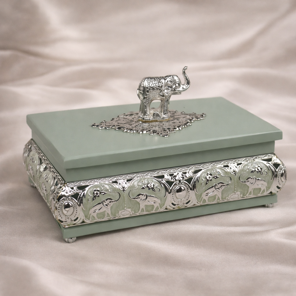 Royal Elephant Lid Dry Fruit Box