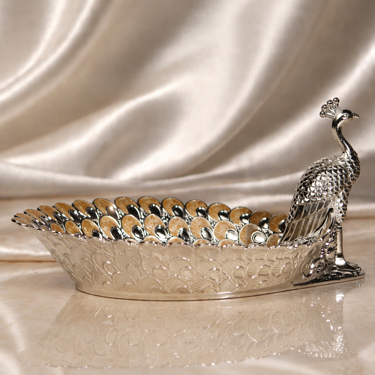 Royal Peacock Decorative Bowl