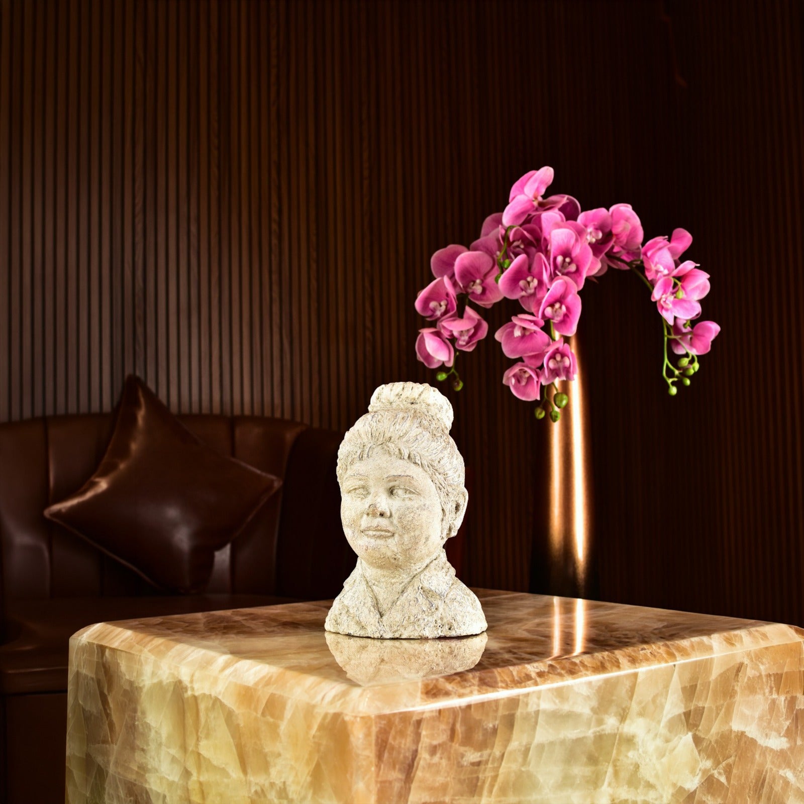 Japanese Head Statue 1