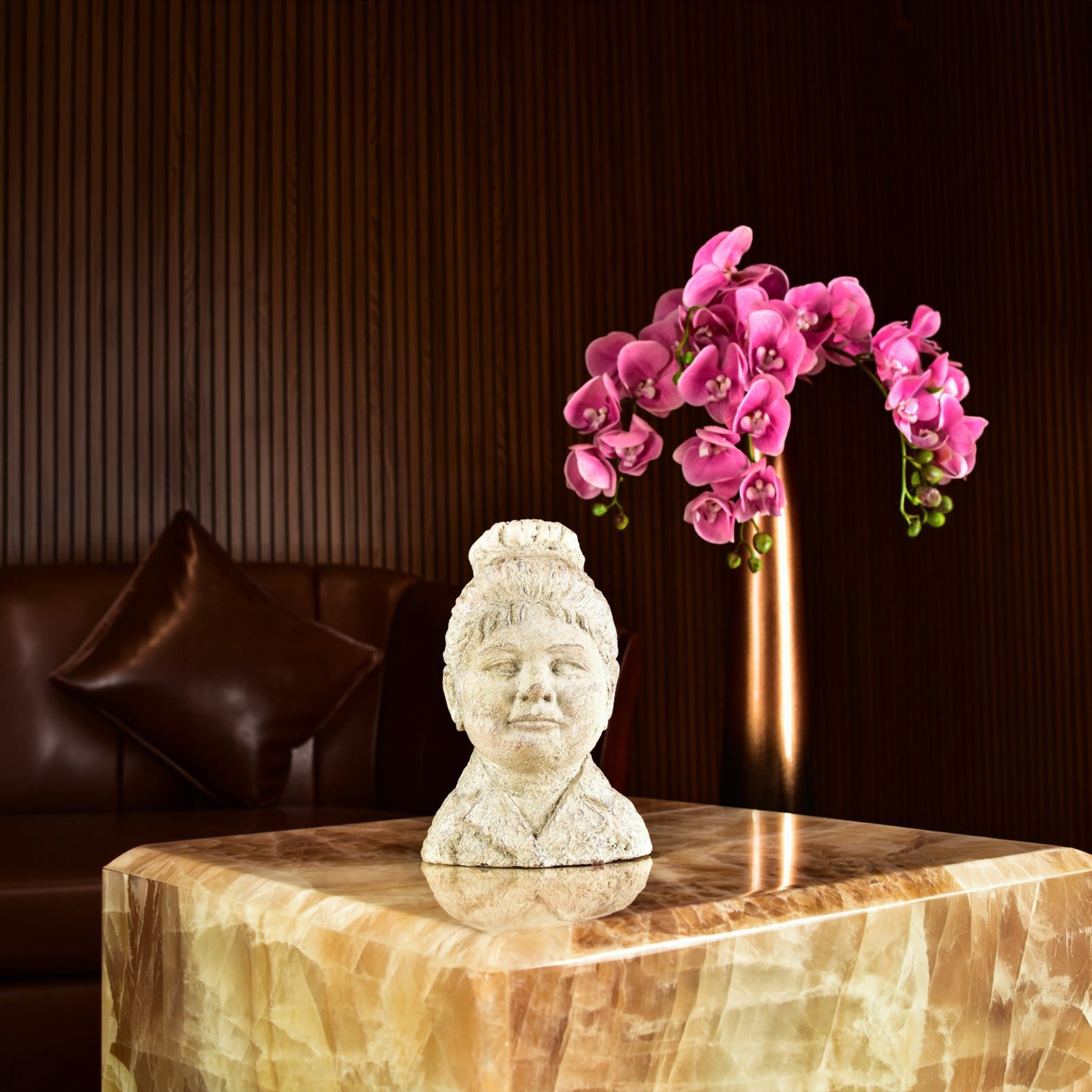 Japanese Head Statue 1