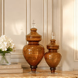Azzura Flower Vase - Brown — view 1