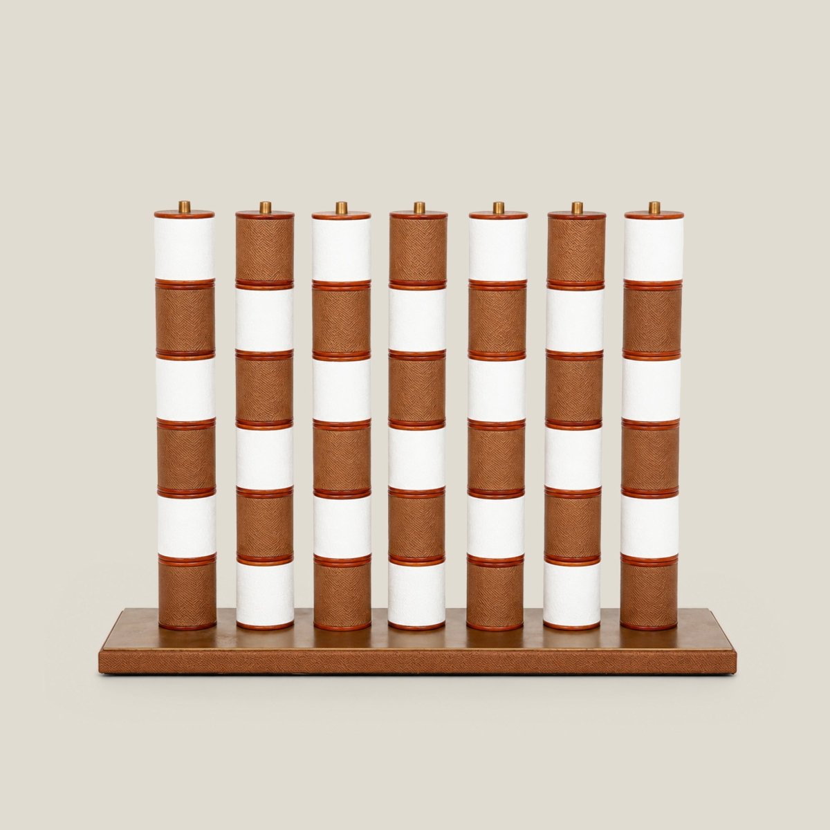 Decor Objects Bespoke Bonds – Luxury Leather Connect 4 Game - Daamaira Home and Living Ltd