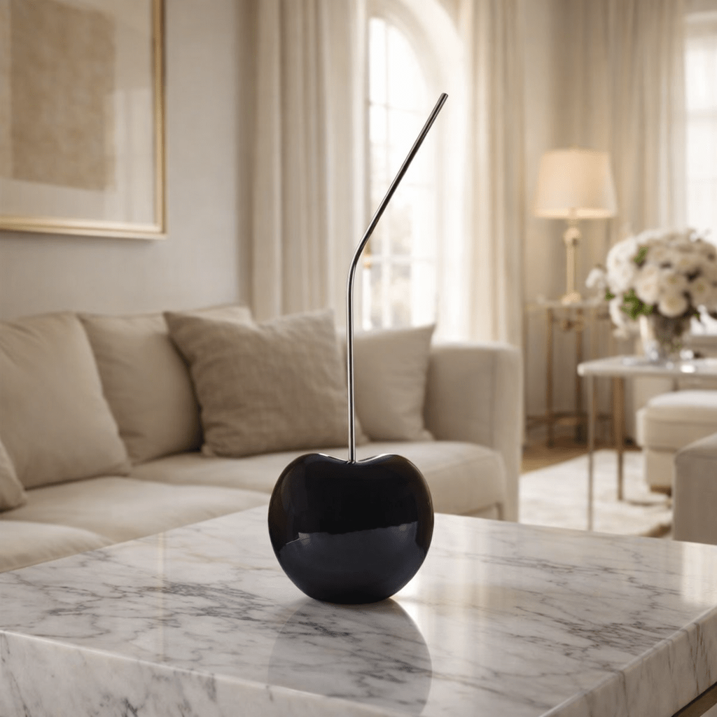 Sculptures & Figurines Black Cherry Decor Object - Large - Daamaira Home and Living Ltd