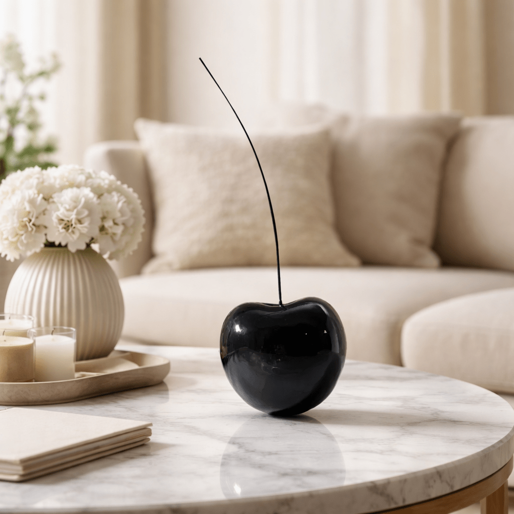 Sculptures & Figurines Black Cherry Decor Object Small - Daamaira Home and Living Ltd