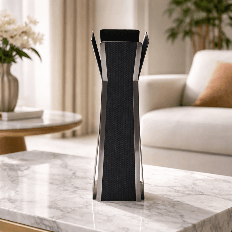 Black Nordic Flower Vase — image 3
