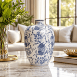 Blue and White Vase — view 1