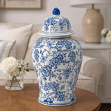 Blue Pottery Ginger Jar - S — view 1