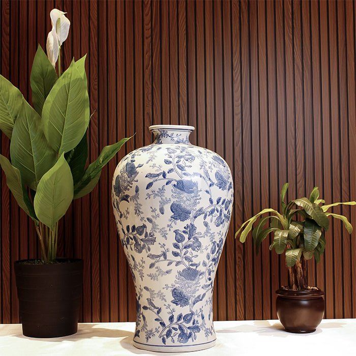 Blue and White Vase - L