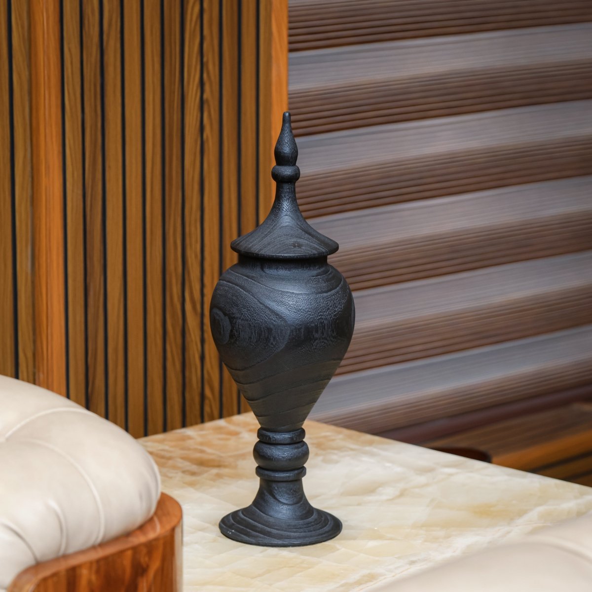 Decor Objects Buckingham Vase With Lid - Daamaira Home and Living Ltd