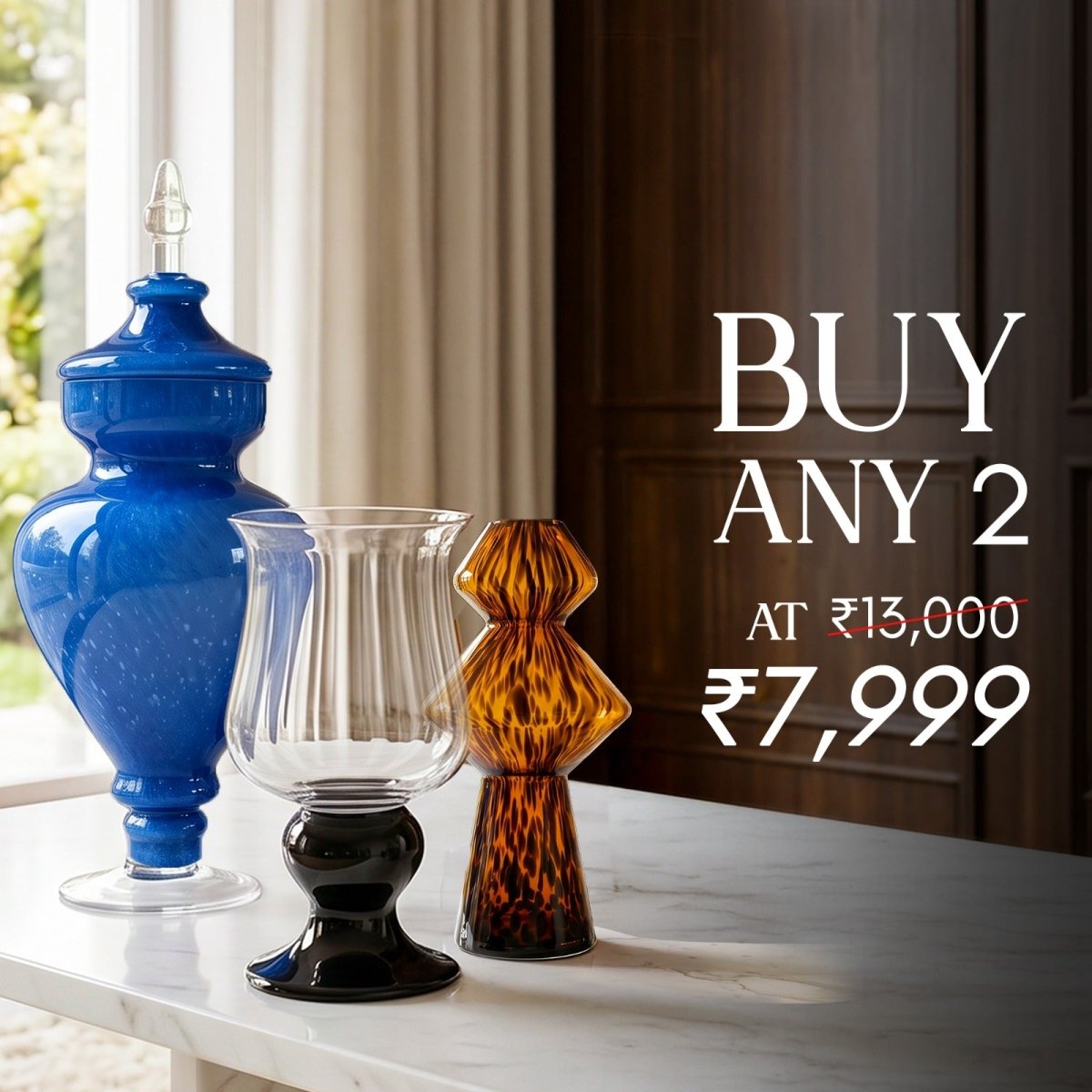 Vases BUY ANY 2 VASES - Daamaira Home and Living Ltd