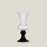 Caara Clear Vase With Black Base — view 6