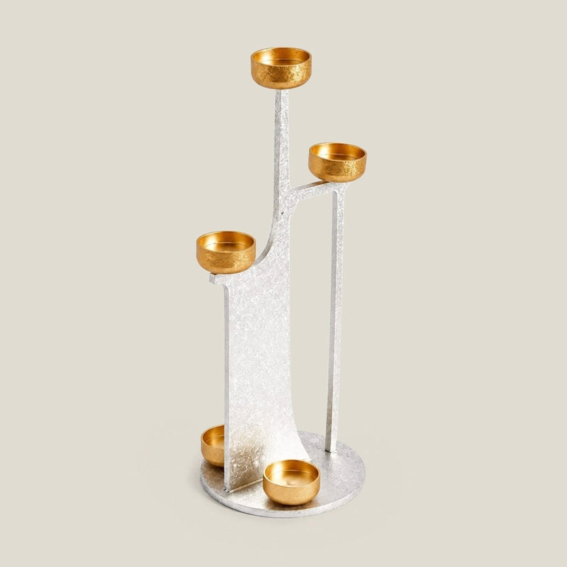 Celestial Silver Candle Stand — image 1