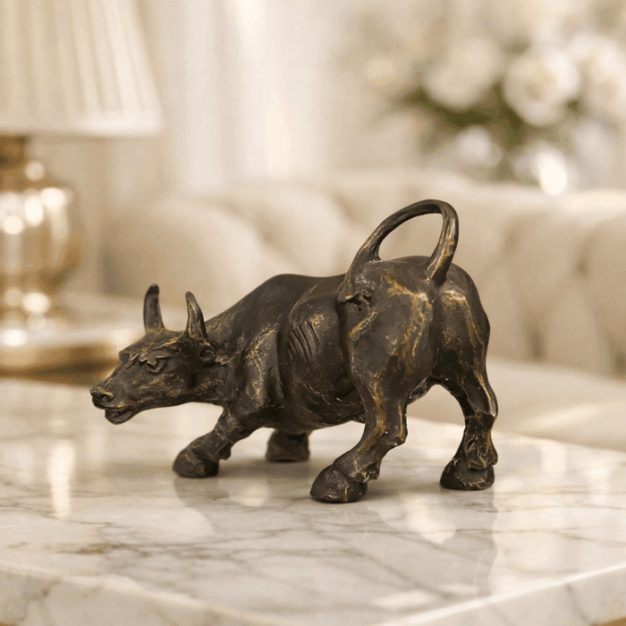 Charging Ox Decor Object