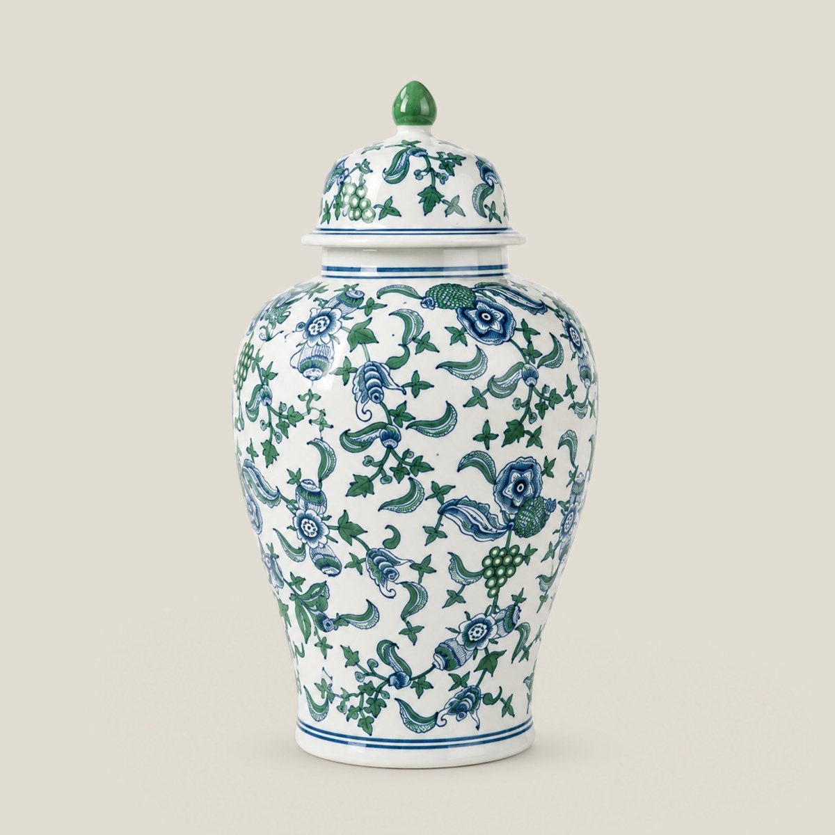 Cherry Blossom Ginger Jar-L - Daamaira Home and Living Ltd