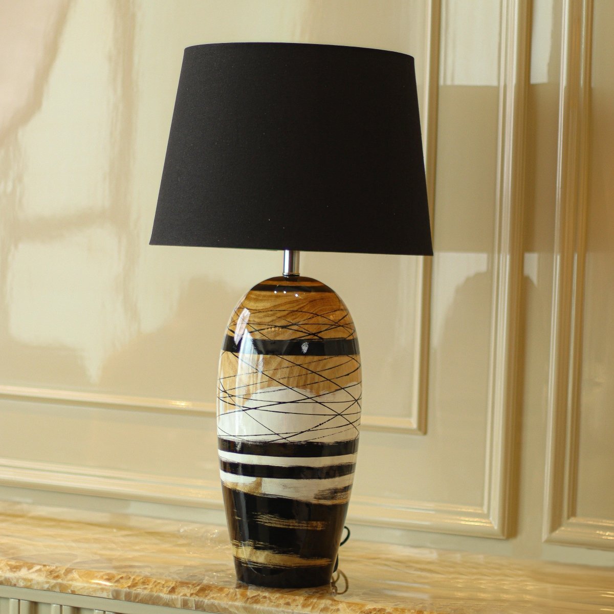 Lamp Shades Chime Table Lamp - Daamaira Home and Living Ltd