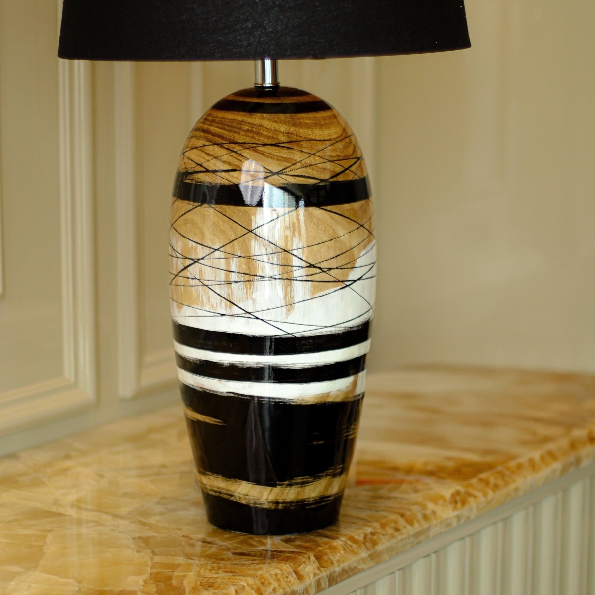 Lamp Shades Chime Table Lamp - Daamaira Home and Living Ltd